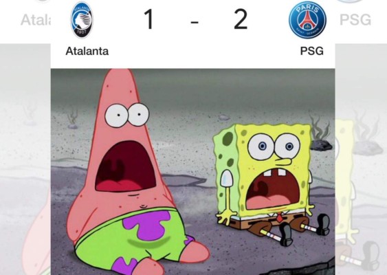 Graciosos memes por la milagrosa clasificación del PSG vs Atalanta