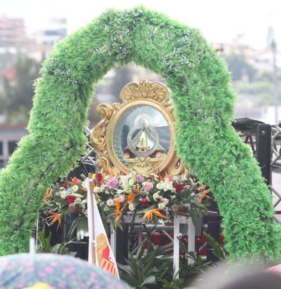 Aniversario 277: comienza celebración con llegada de Virgen de Suyapa a Basílica