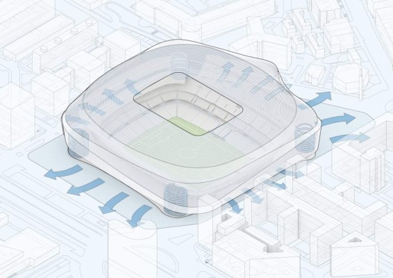 Fotos del nuevo estadio Santiago Bernabéu