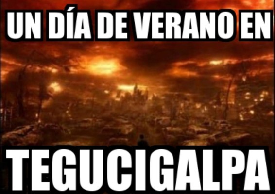 Ola de calor despierte el humor de hondureños con divertidos memes