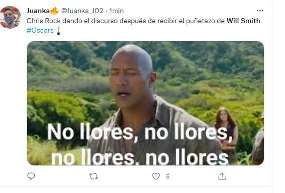 Redes sociales explotan con memes tras puñetazo de Will Smith a Chris Rock