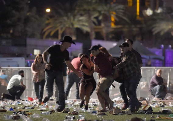 FOTOS: Los momentos más dramáticos del ataque en Las Vegas