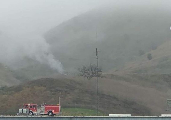 Las primeras fotos del accidente aéreo donde murió Kobe Bryant