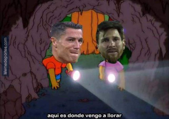 Los creativos memes de CR7 campeón vs Messi