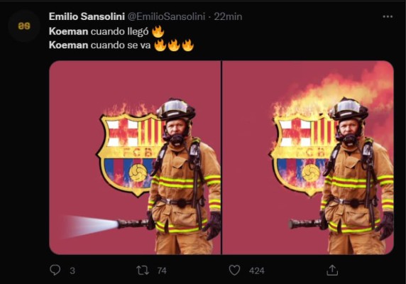 ¡Letales! Los memes que dejó la salida de Koeman del Barcelona