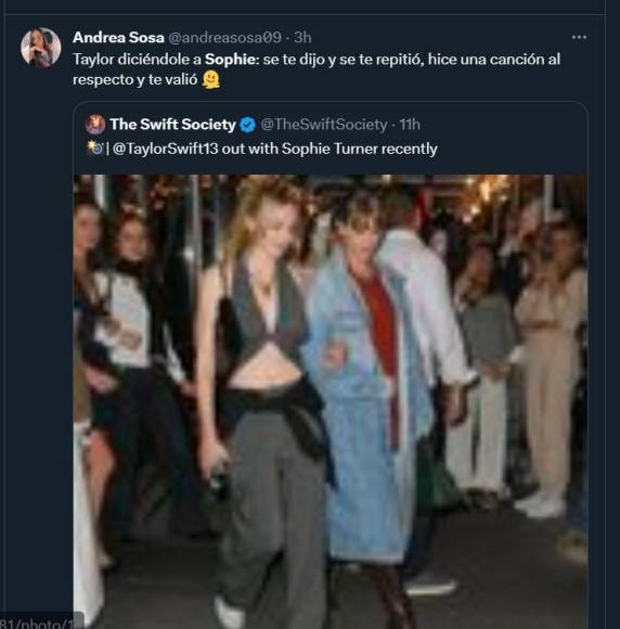 La salida de Sophie Turner y Taylor Swift deja una ola de memes en las redes sociales