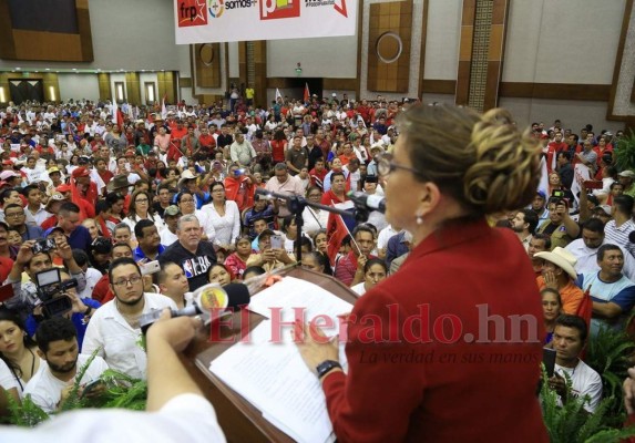 EN FOTOS: Así oficializó Xiomara Castro sus aspiraciones presidenciales