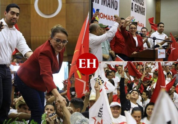 EN FOTOS: Así oficializó Xiomara Castro sus aspiraciones presidenciales