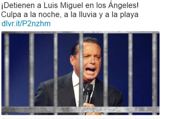 Las redes se inundan de memes tras la detención de Luis Miguel