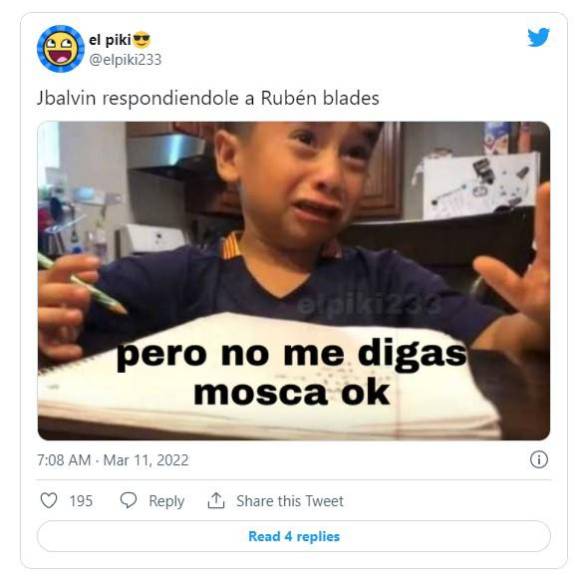 El rap de Rubén Blades deja imperdibles memes contra J Balvin