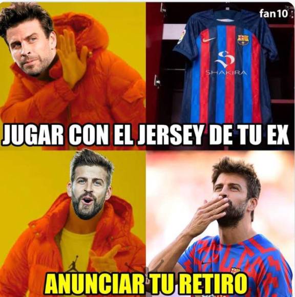 Gerard Piqué anuncia su retiro del fútbol y las redes explotan con divertidos memes