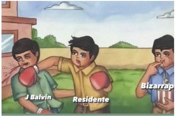 Destrozan con memes a J Balvin tras sesión musical de Residente