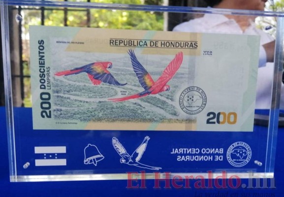 FOTOS: Así luce el billete de 200 lempiras que circulará a partir de septiembre