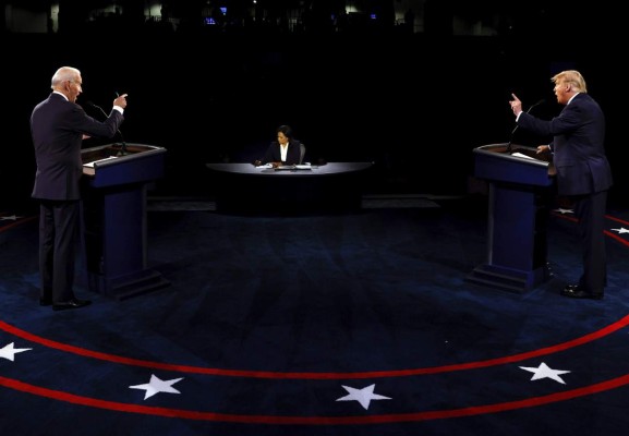 FOTOS: Las mentiras y verdades que se dijeron Trump y Biden en el debate