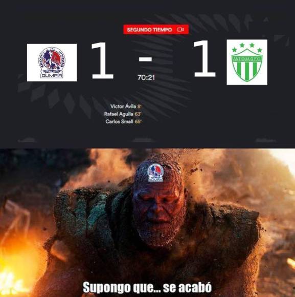 Los memes tras eliminación de Olimpia nuevamente de Copa Centroamericana