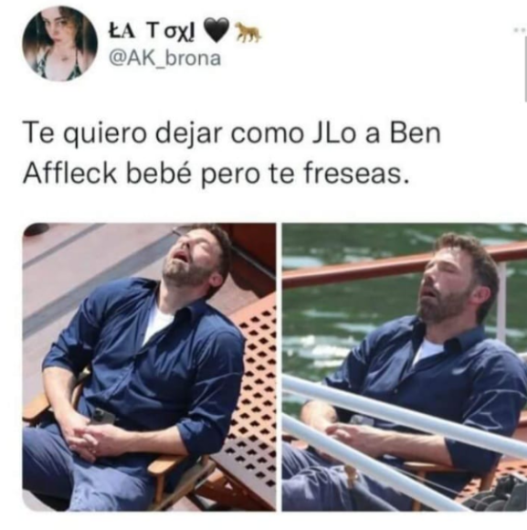 Los divertidos memes de Ben Affleck en su luna de miel con Jennifer López