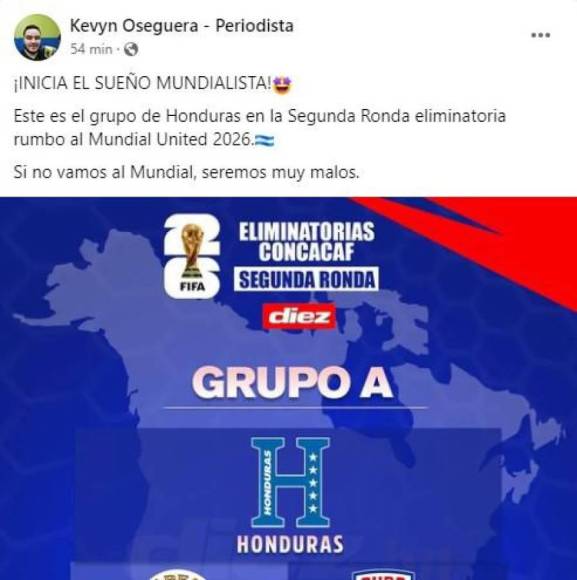 Grupo de Honduras en eliminatoria: Así reaccionan los medios