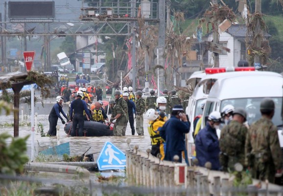 En imágenes: Decenas de muertos y desaparecidos en Japón por las lluvias torrenciales   