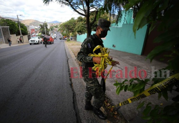 FOTOS: Así quedó la escena del crimen del abogado Melvin Bonilla