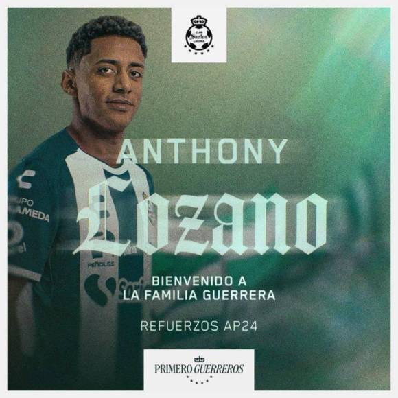 Antony “Choco” Lozano realiza su primer entrenamiento con el Santos Laguna de México