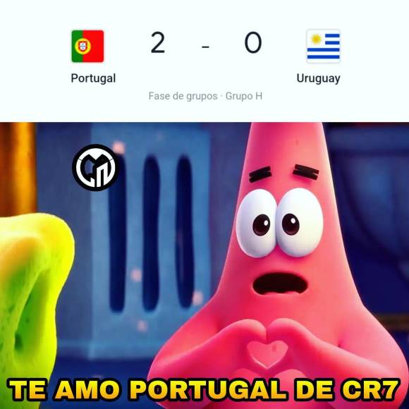 Los divertidos memes que dejó el triunfo de Portugal 2-0 sobre Uruguay