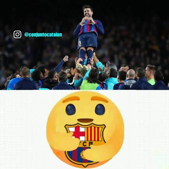 Los mejores memes que dejó el último partido de Piqué en el Barcelona