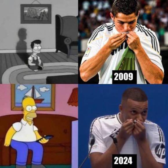 Los memes que destrozan al Barcelona por la presentación de Mbappé con Real Madrid