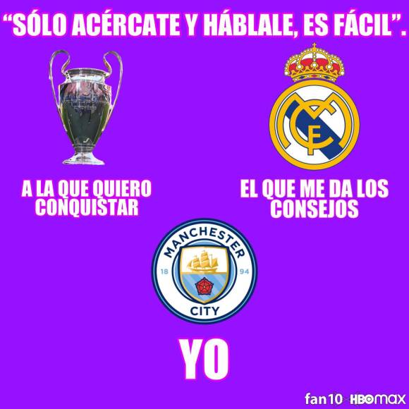 Los divertidos memes que dejó el partidazo entre Manchester City y Real Madrid