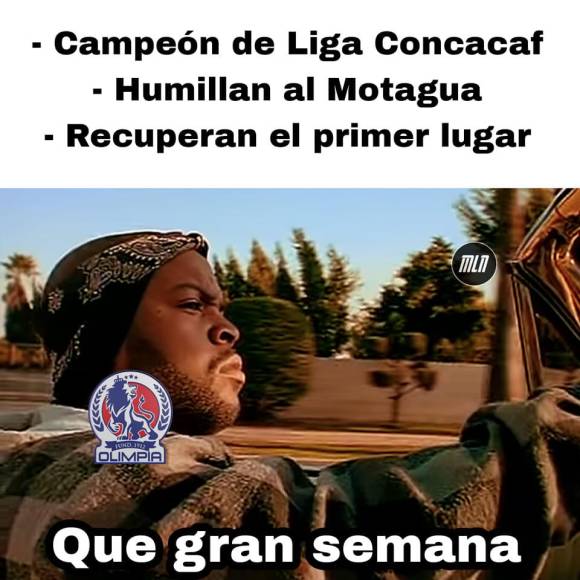 Los imperdibles memes que destrozan a Motagua tras humillante goleada ante Olimpia