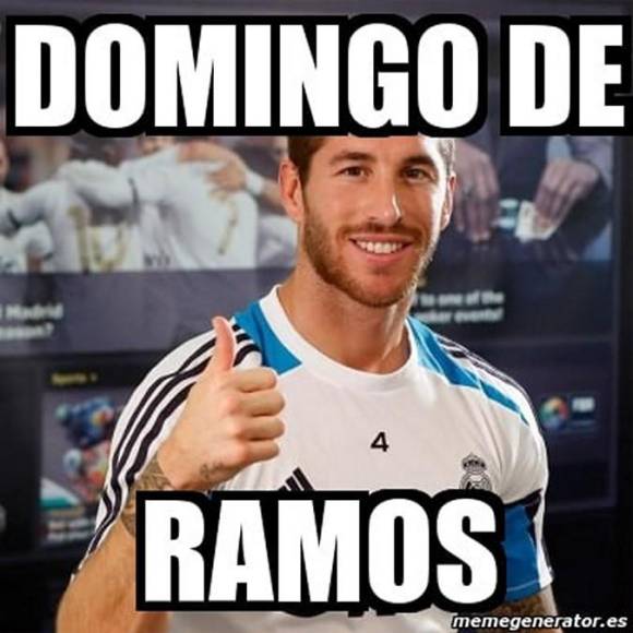 Sergio de Ramos, gran protagonista de memes en Domingo de Ramos