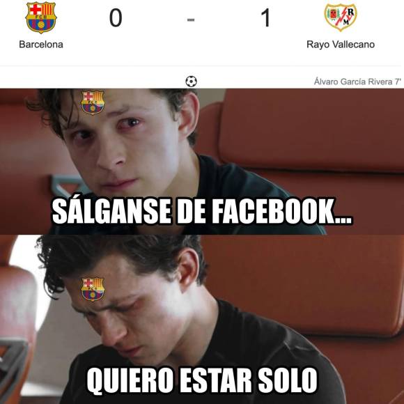 Xavineta: Los memes que dejó la derrota del Barcelona ante el Rayo Vallecano