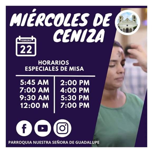 Con devoción y fe: Así se celebra el Miércoles de Ceniza en Honduras