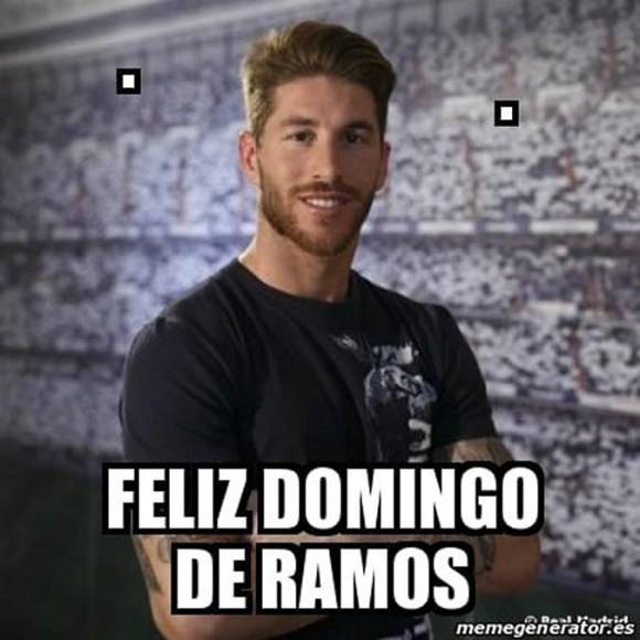 Sergio de Ramos, gran protagonista de memes en Domingo de Ramos