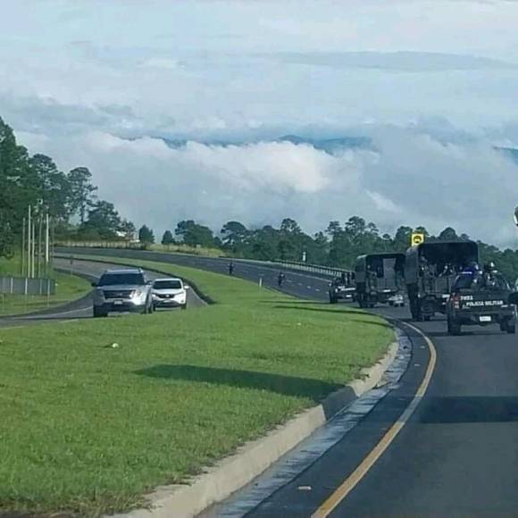 En camiones y caravana fue traslado de reos de batallón a Támara