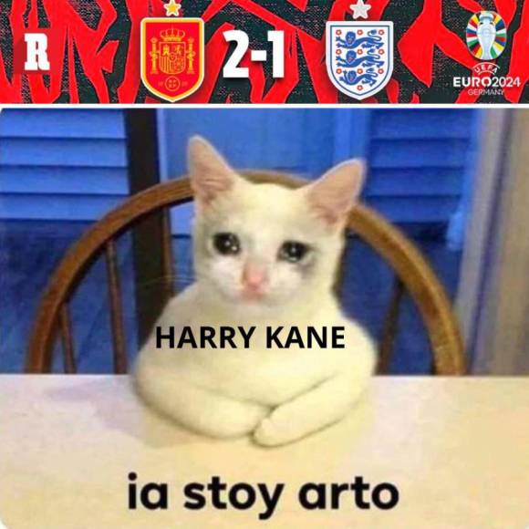 Los mejores memes que dejó final de Eurocopa, Kane es la víctima