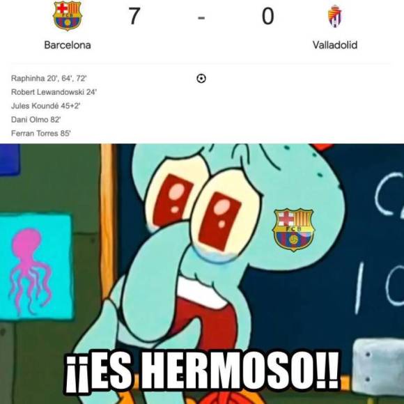 Memes destrozan a Kylian Mbappé tras paliza del Barcelona al Valladolid