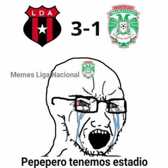 Los mejores memes de la derrota de Marathón ante Alajuelense en Copa Centroamericana