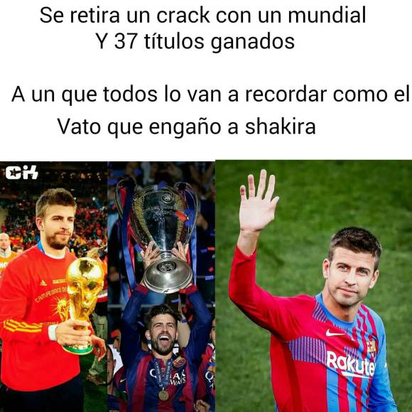 Los mejores memes que dejó el último partido de Piqué en el Barcelona