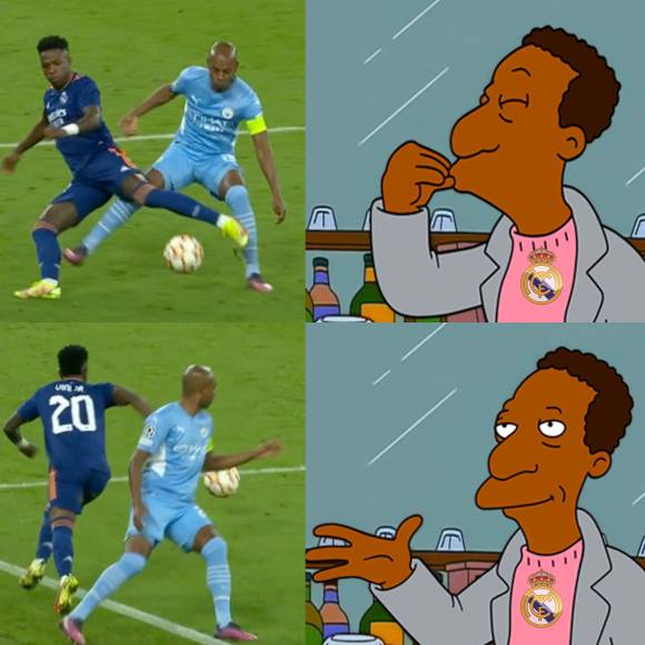 Los divertidos memes que dejó el partidazo entre Manchester City y Real Madrid