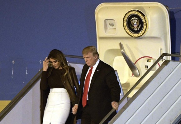 FOTOS: Melania Trump se roba la miradas en cumbre del G-20 por sus coloridos atuendos