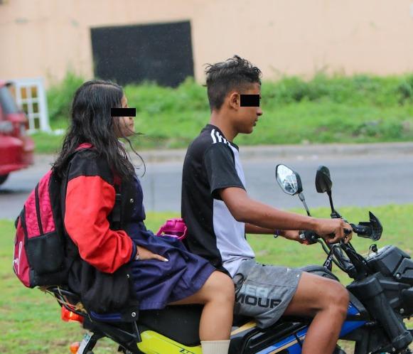 ¿Cuántos niños han muerto a causa de un accidente de motocicleta en Honduras?