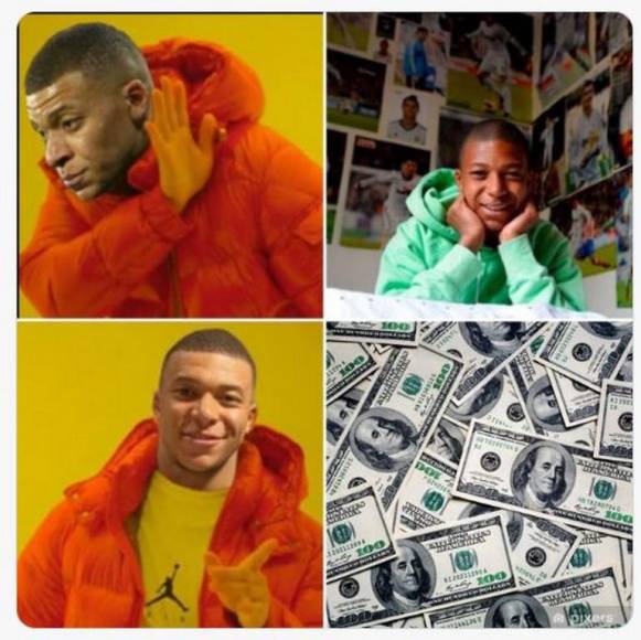 Mbappé dice “no” al Real Madrid por el PSG y desata memes