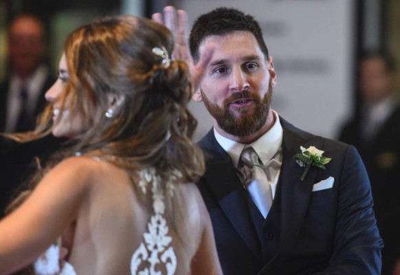 Boda Messi y Antonella: La gran entrada de los novios