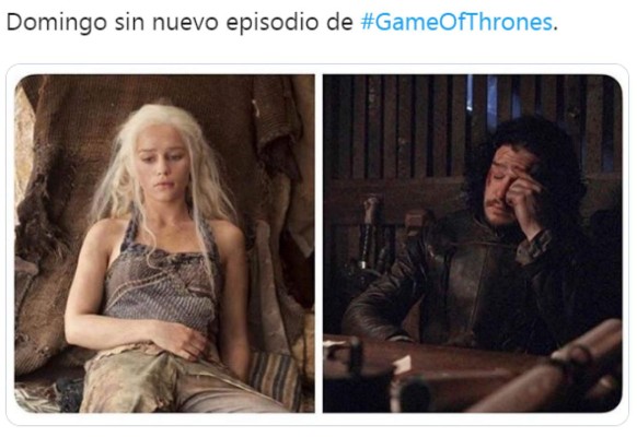 Los mejores memes del primer domingo sin Game Of Thrones