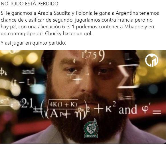 Divertidos memes destrozan a México tras caer 2-0 frente a Argentina