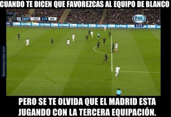 Los más crueles memes contra el Real Madrid tras derrota ante el Tottenham