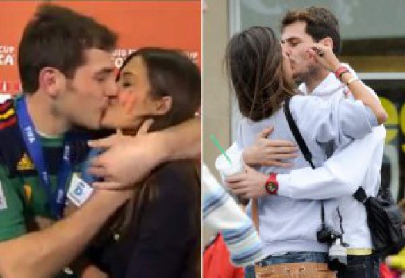 Fotos: Los besos más apasionados de los futbolistas y sus parejas