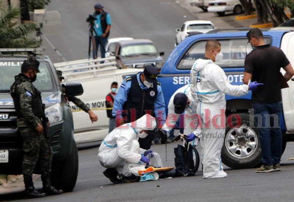 FOTOS: Así quedó la escena del crimen del abogado Melvin Bonilla