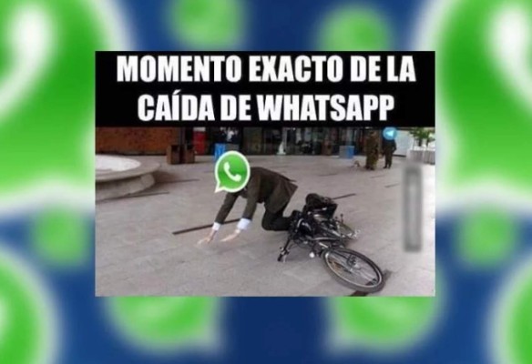 Los memes tras la caída mundial de WhatsApp