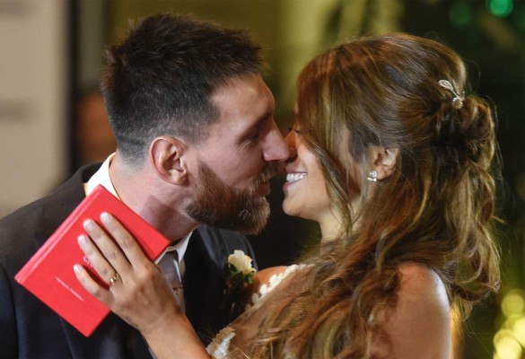 Boda Messi y Antonella: La gran entrada de los novios